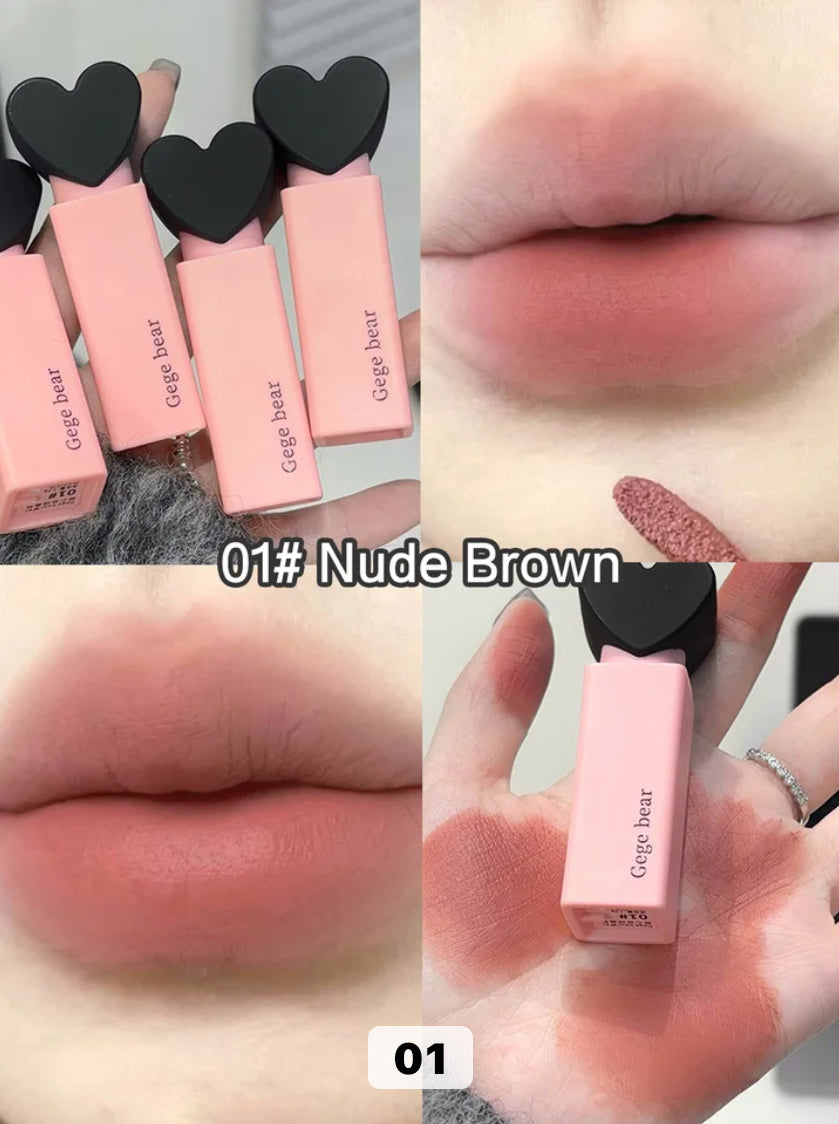 Gege Bear Dreamy Sweetheart Velvet Lip Glaze Matte