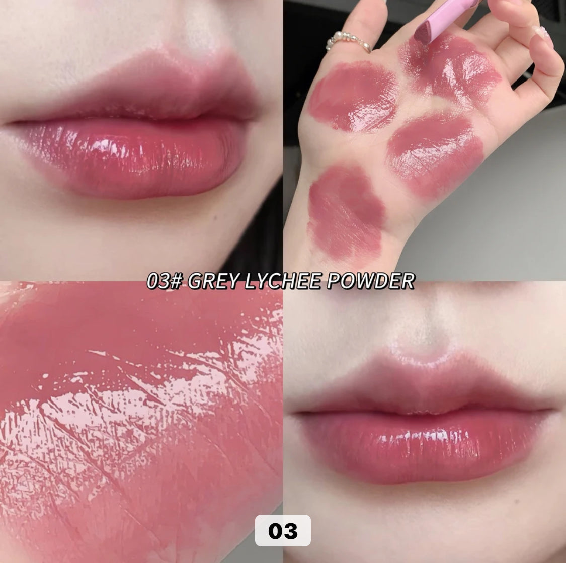 Gege Bear Moisturizing heart shaped Lipstick Pencil Lip Gloss