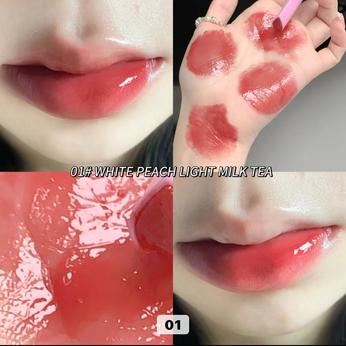 Gege Bear Moisturizing heart shaped Lipstick Pencil Lip Gloss