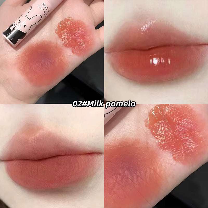 Gege Bear 2 In 1 Double Mirror & Matte Hydrating